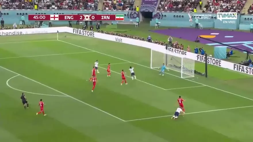 Goles y resultados del partidos Inglaterra Vs. Irán