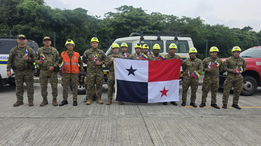 Primer equipo panameño de búsqueda y rescate viaja a Venezuela tras devastadores sismos