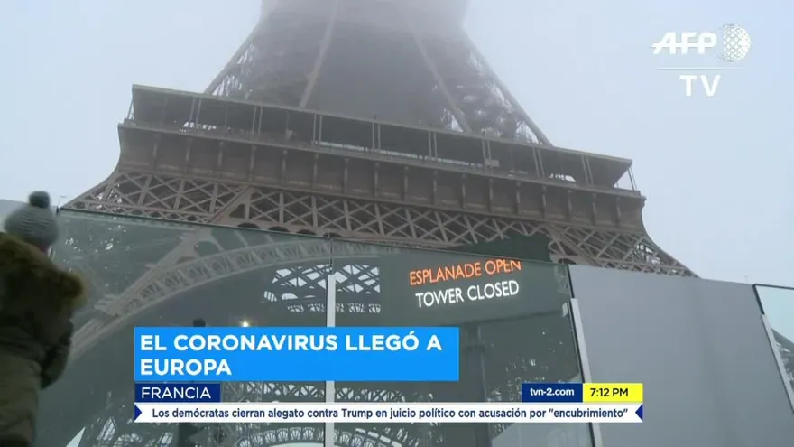 El coronavirus llegó a Europa