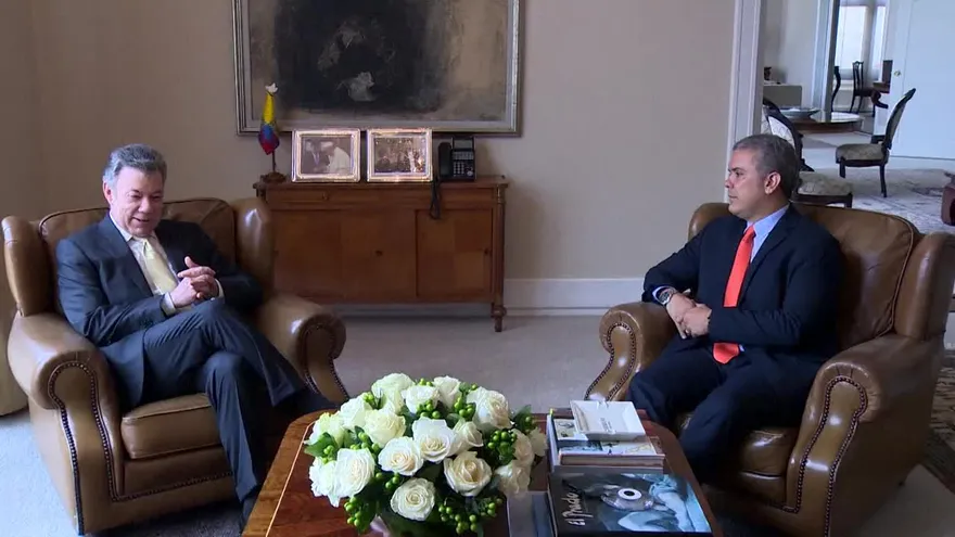 Santos y Duque se reúnen tras presidenciales en Colombia