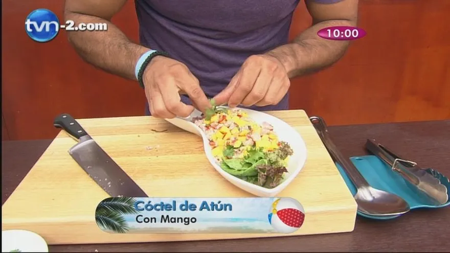 Coctel de Atun con Mango.