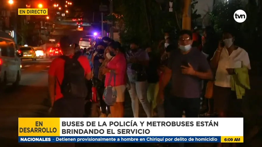 Cientos de afectados en Panamá Oeste por paro de transporte