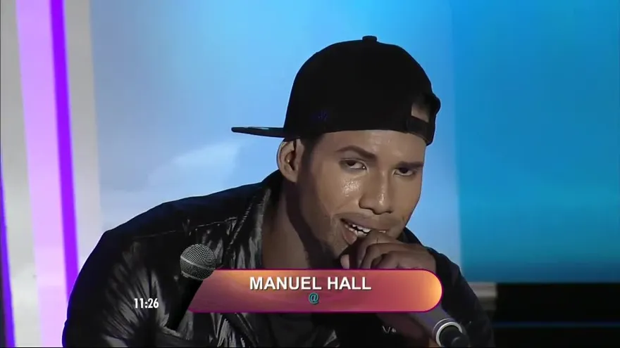 Manuel Hall como Nicky Jam - Show 1