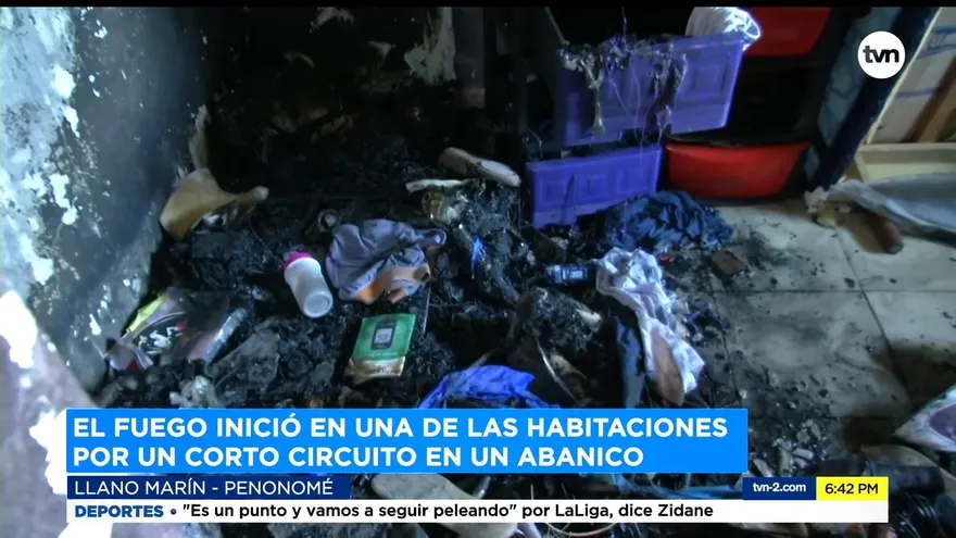 Dos menores de edad rescatados de residencia que se incendió en Penonomé