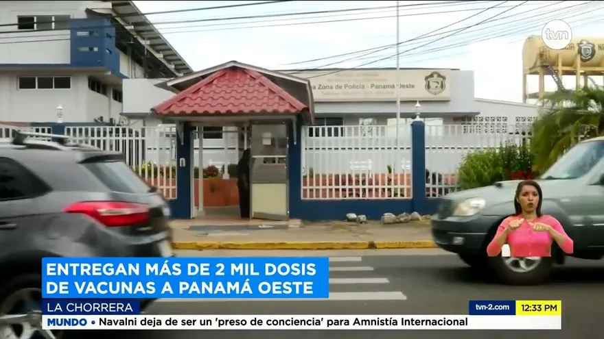Panamá Oeste recibe más de 2 mil dosis de vacunas contra la Covid