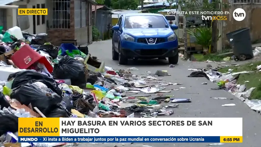 Residentes de San Miguelito están desesperados por la inundación de basura