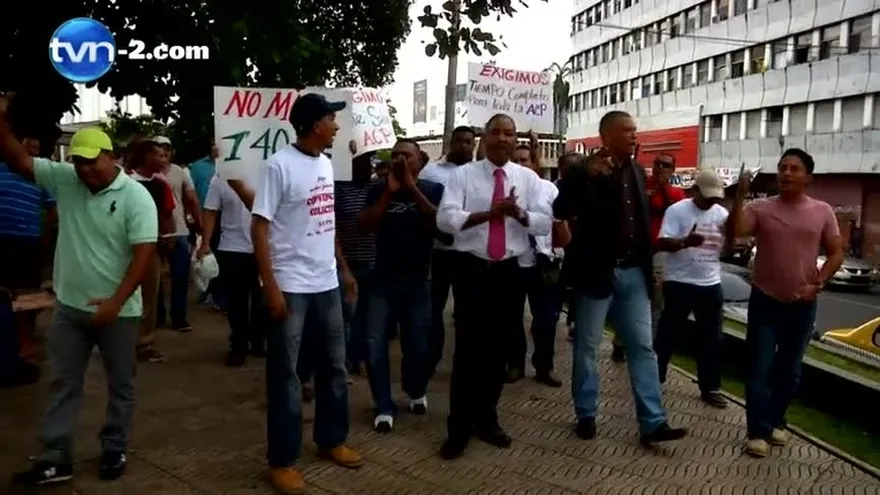 Trabajadores de la ACP protestan exigiendo mejoras