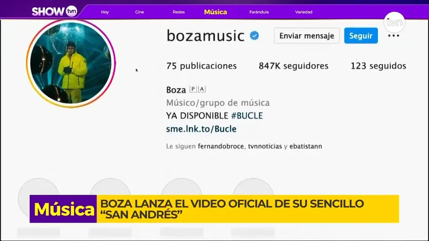 Boza presenta el video del sencillo ‘San Andrés’