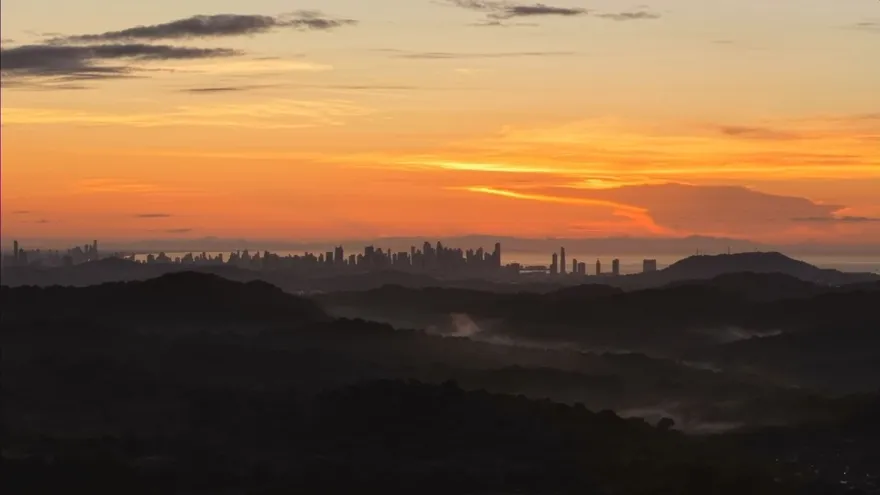 Amanecer en ciudad de Panamá