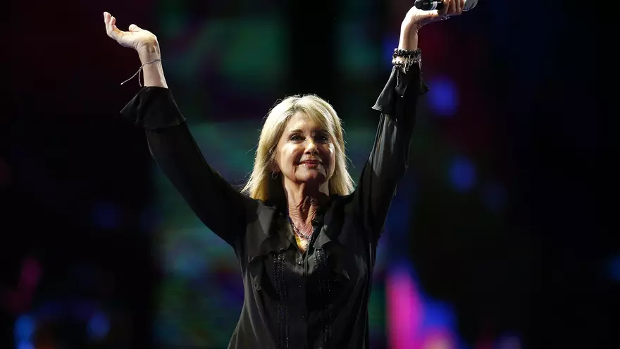 La cantante australiana Olivia Newton-John