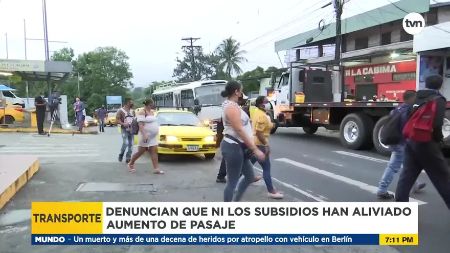 La resignación de usuarios en Panamá Norte por el alza ilegal del pasaje