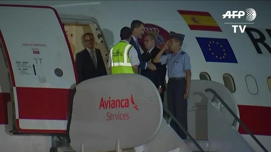 Rey de España llega a Cartagena para XXV Cumbre Iberoamericana