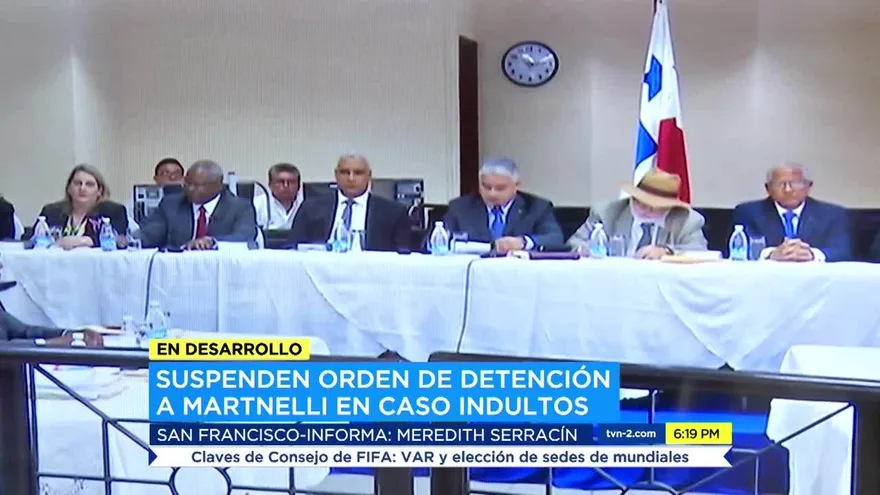 Pleno de la Corte suspende orden de detención a Martinelli en caso de indultos