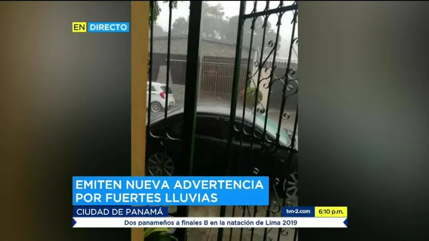 Emiten nueva advertencia por fuertes lluvias