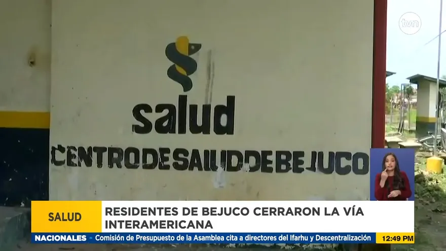 Moradores en Chame protestan por la falta de avance en la construcción del centro de salud