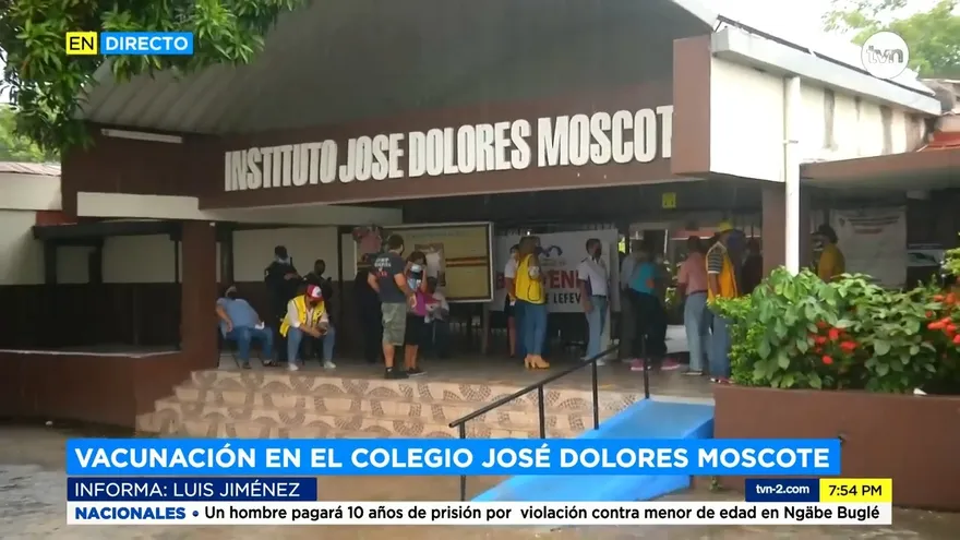 Vacunación tranquilidad en el José Dolores Moscote