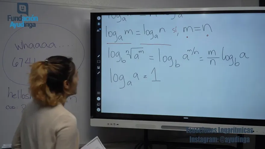 Ayudinga Matemáticas 10° - Ecuaciones Logarítmicas- Reglas de los Logaritmos 18 de mayo de 2020