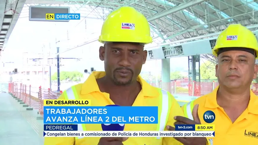Trabajadores de la Línea 2 del Metro orgullosos de la mega obra