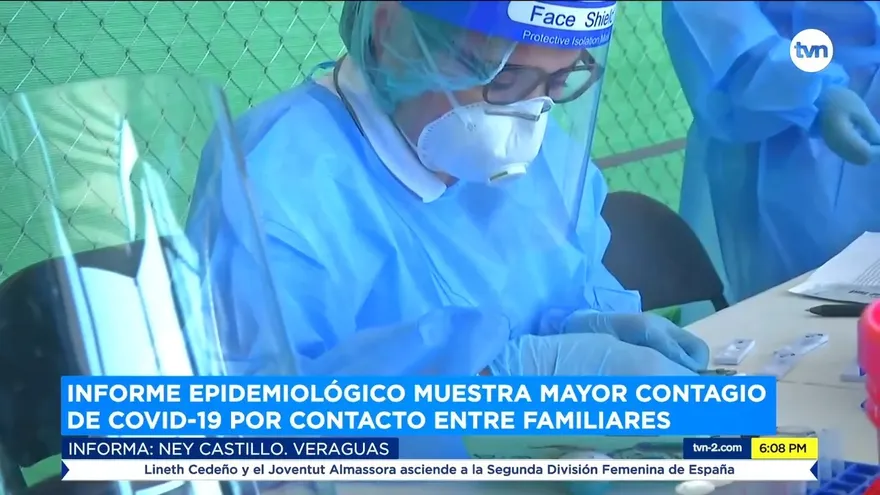 Mayor número de contagios se da entre familiares, según informe epidemiológico en Veraguas