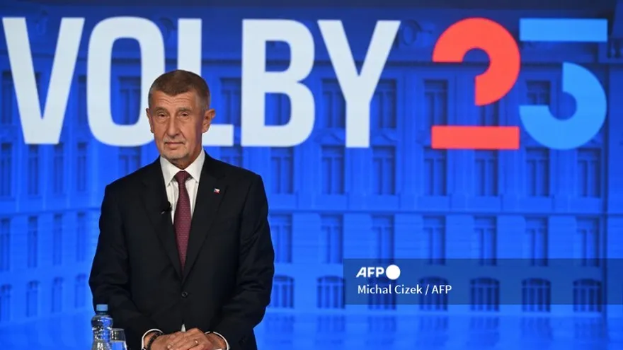 El líder del partido ANO de la República Checa, Andrej Babis.