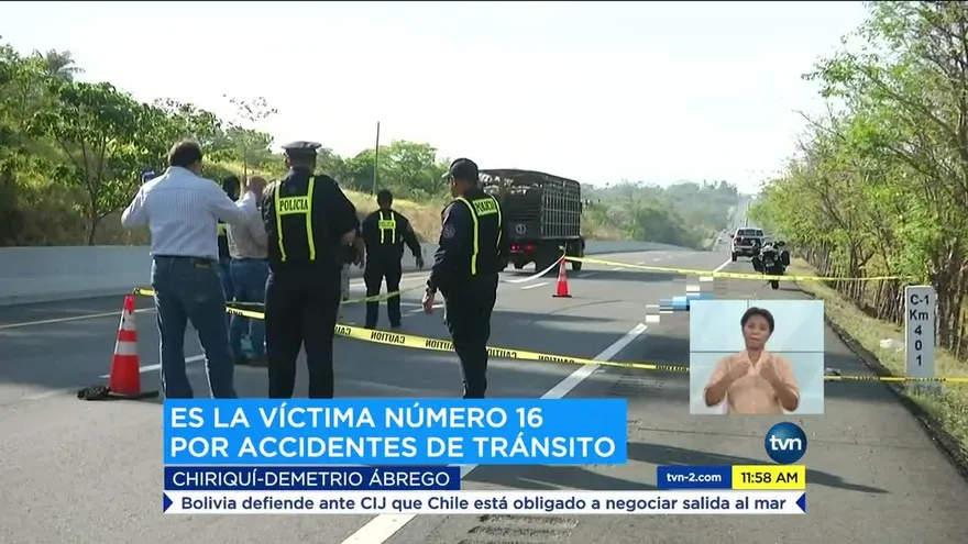 Accidente de tránsito en Chiriquí deja un muerto