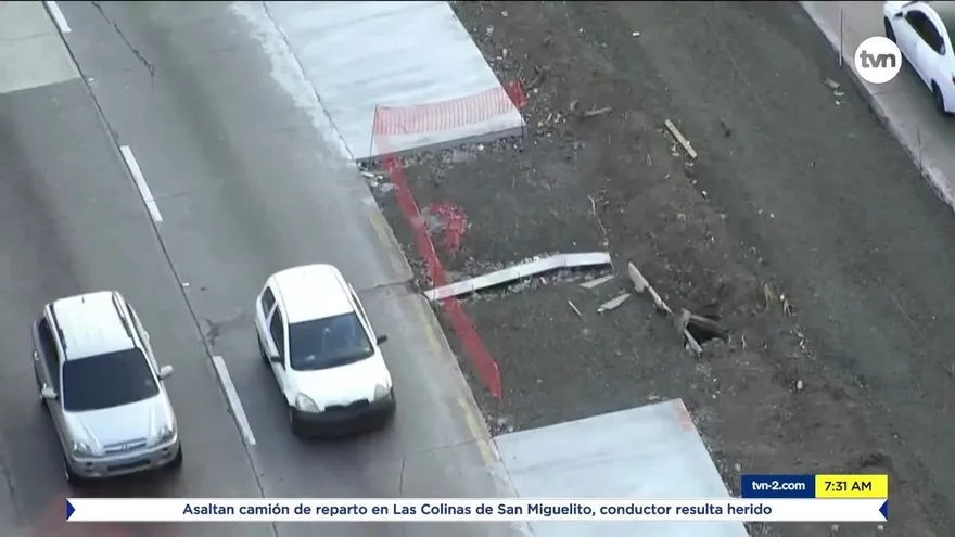 Conductores preocupados por trabajos en la vía Ricardo J. Alfaro