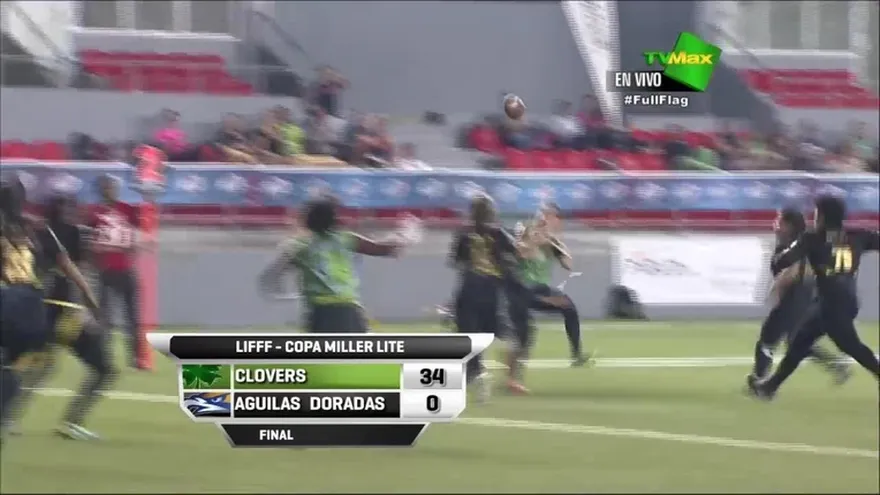 Clovers 34-0 Águilas Doradas