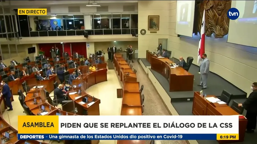 Asamblea aprueba resolución que insta a modificar diálogo por la CSS