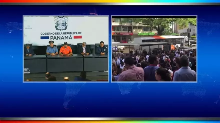 Conferencia de prensa tras sismo de 5.0 en Panamá