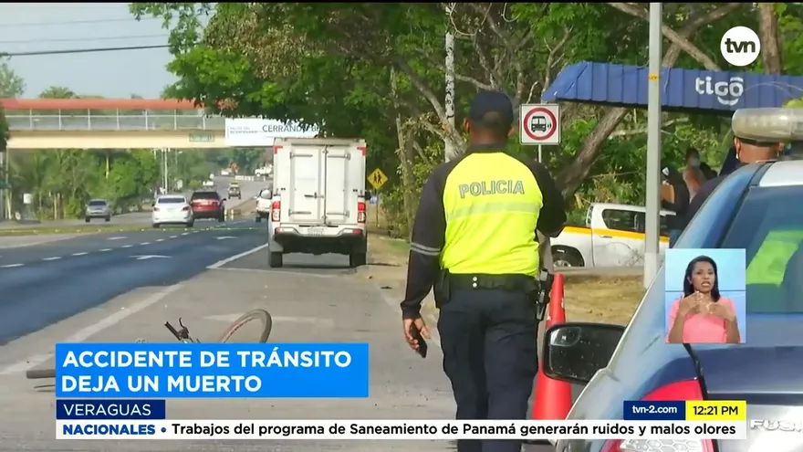 Accidente de tránsito deja un muerto en Veraguas