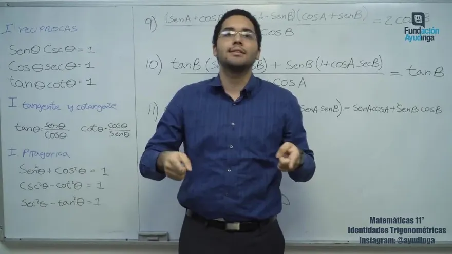 Ayudinga Matemáticas 11° - Identidades Trigonométricas Parte IV 23 de marzo de 2020