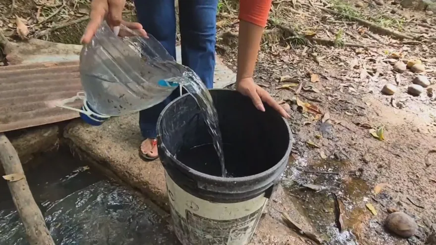 Falta de agua en una comunidad de Coclé.