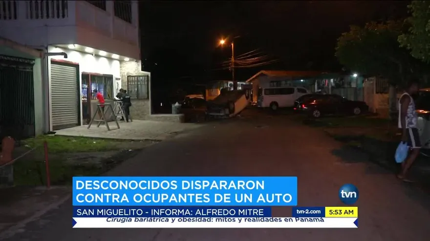 Dos heridos en balacera en San Miguelito