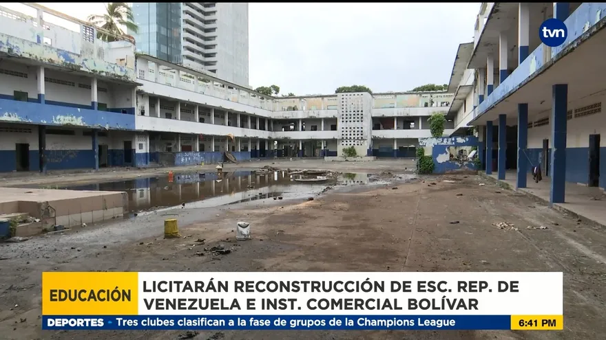 Confirman reconstrucción de la escuela República de Venezuela