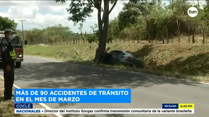 Se duplican accidentes en Coclé