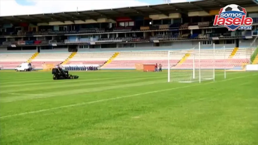 La grama del estadio Tiburcio Carías Andino