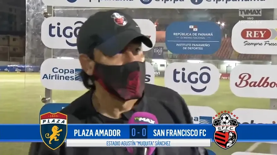 Gonzalo Soto, reconoce que su equipo mejoró en esta jornada ante Plaza Amador