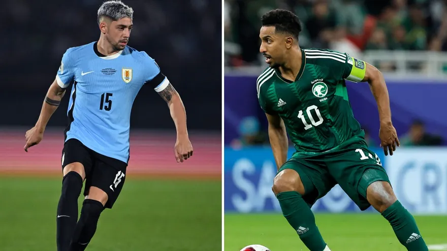 Federico Valverde de Uruguay y Salem al-Dawsari de Arabia Sudita