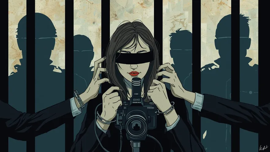 Imagen ilustrativa de periodista detenidos