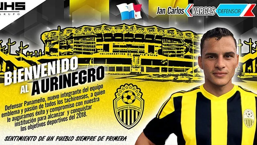 ¡Es oficial! Jan Carlos Vargas, nuevo jugador del Deportivo Táchira | Táchira