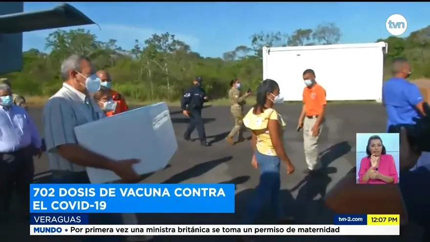 En Veraguas continúa proceso de vacunación contra la Covid