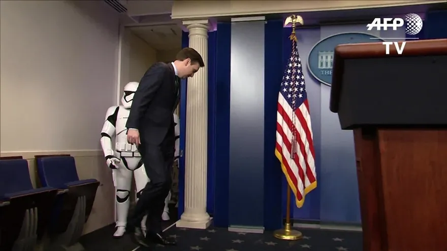 La Fuerza de Star Wars se apodera de la Casa Blanca