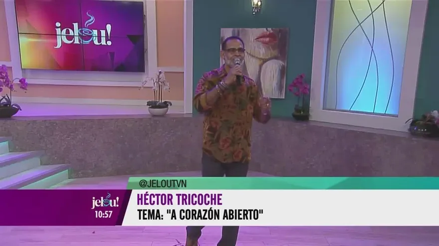Héctor Tricoche nos canta  "A corazón abierto"