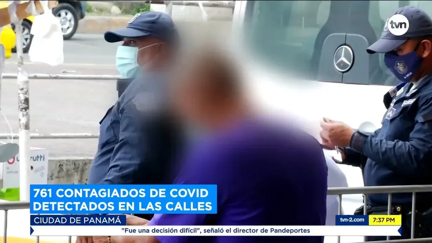 761 contagiados de Covid – 19 detectados en las calles