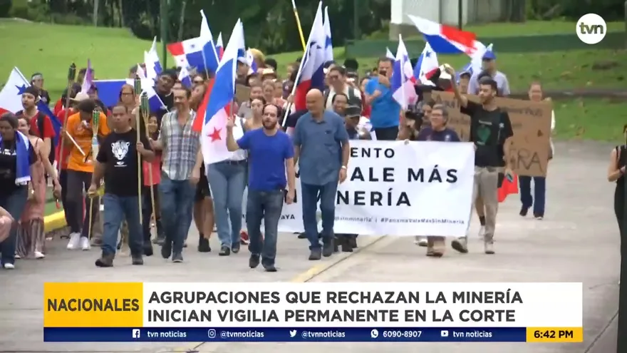 Vigilia en la Corte Suprema de Justicia