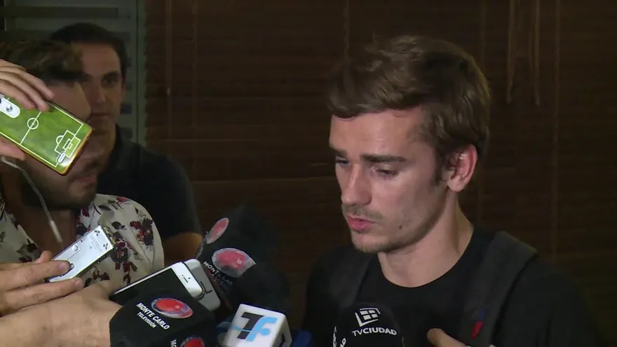 Antoine Griezmann visita Uruguay por primera vez