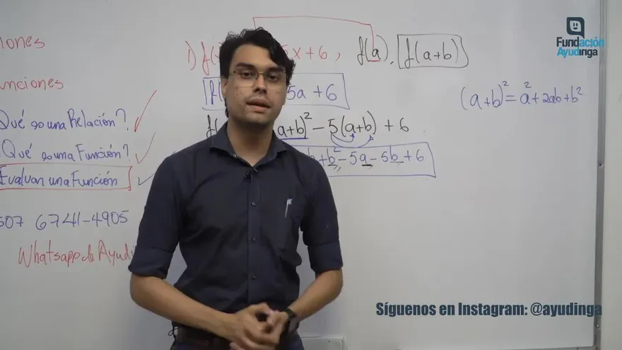 Matemáticas (Relaciones y Funciones) Jueves 12 de marzo de 2020
