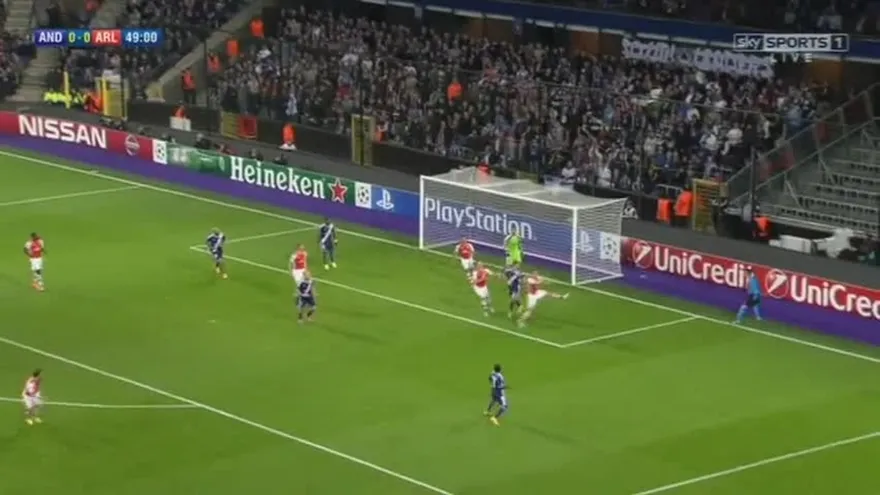 Anderlecht 1 - 2 Arsenal