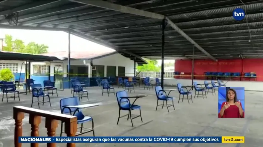 Baja participación de personas en centro de vacunación de Paso Canoas