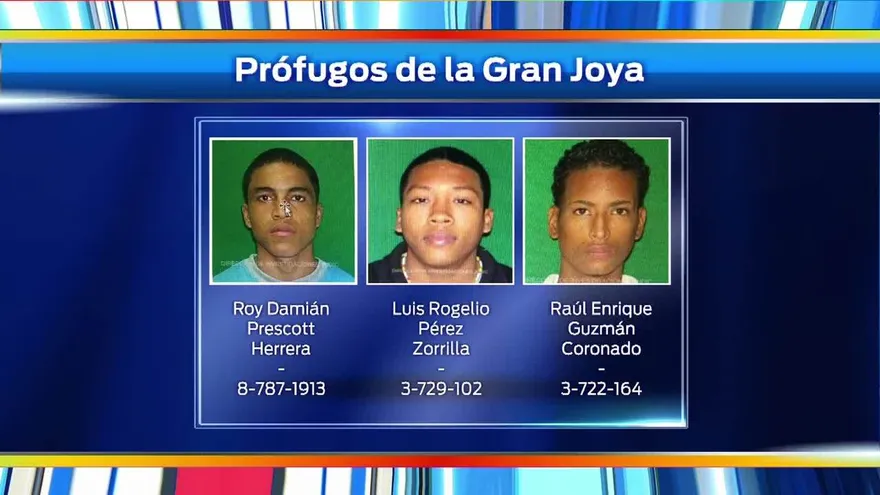 Tres delincuentes de alta peligrosidad se escapan de la Gran Joya